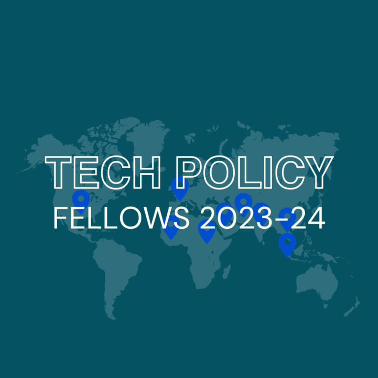 Announcing the 2023-24 Cohort of TGI’s Tech Policy Fellows
