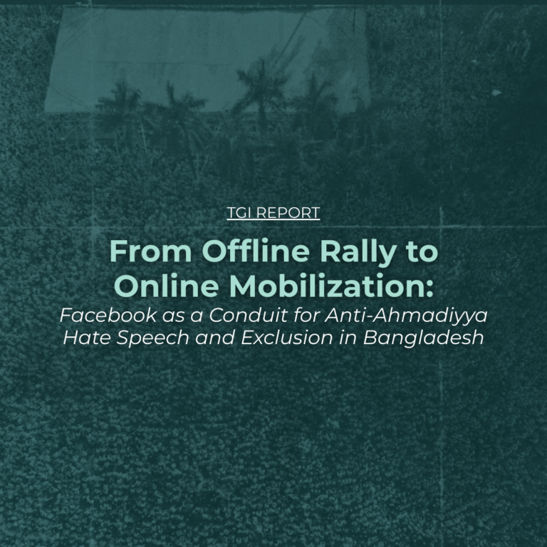 From Offline Rally to Online Mobilization: Facebook as a Conduit for Anti-Ahmadiyya Hate Speech and Exclusion in Bangladesh